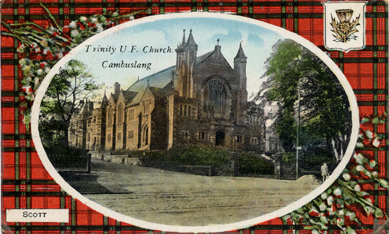 The Trinity U.F. Church cica 1910 - Card dated 1920